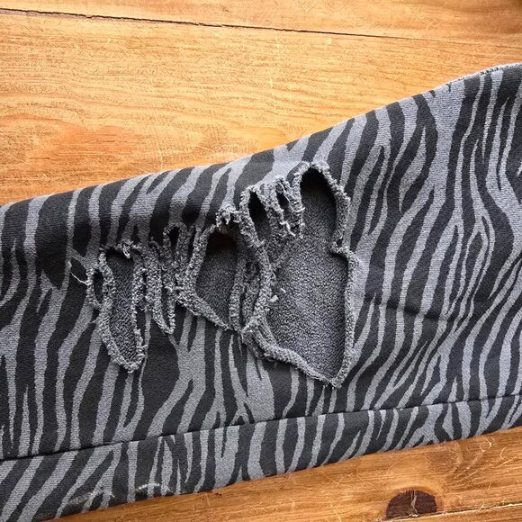 NSF Destroyed Zebra Jogger ! NWOT's!  Size small - Picture 7 of 8
